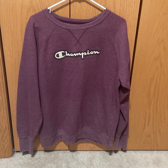 Champion Tops - Like New Condition Women’s Large Maroon/Purple Champion Crewneck